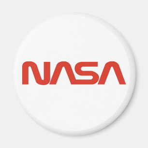Röd masklogotyp för NASA Magnet