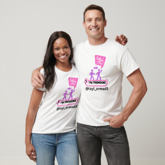 RÖD MATTA SOCIAL INFLUENCER STJÄRNA ROSA UNISEX HE T SHIRT