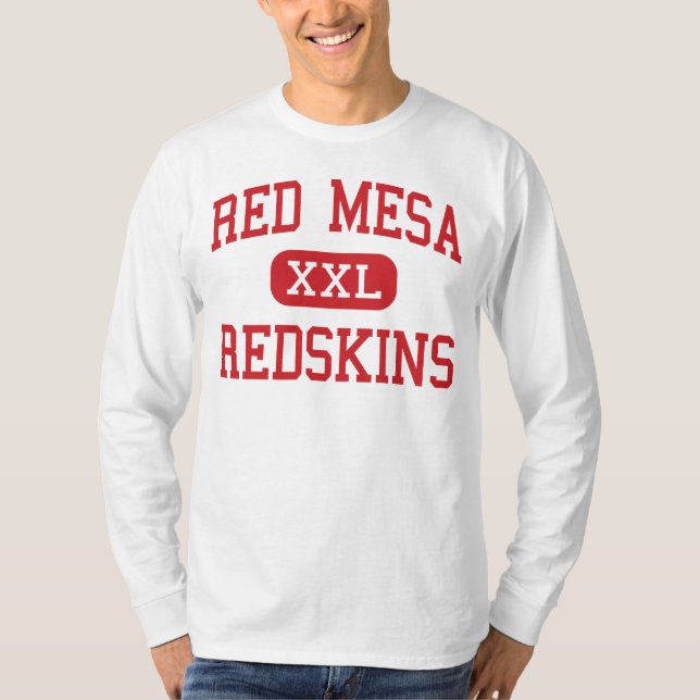 Röd Mesa - Redskins - kick - Teec nr.-pos. Arizona Tröja (Framsida)