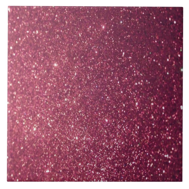 Röd metallplattor i glitter kakelplatta (Framsidan)