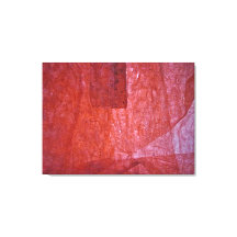 Röd minimalism Sträckt Canvastryck,Vanlig röd