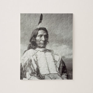 Röd molnchef (1822-1909) 1880 (b-/wfotoet) pussel
