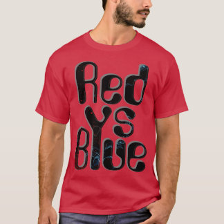 Röd mot blå 1 t shirt