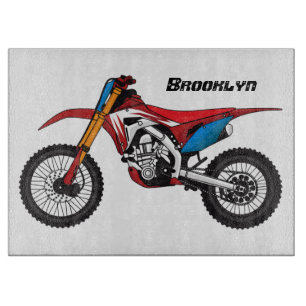 Röd motorcykel