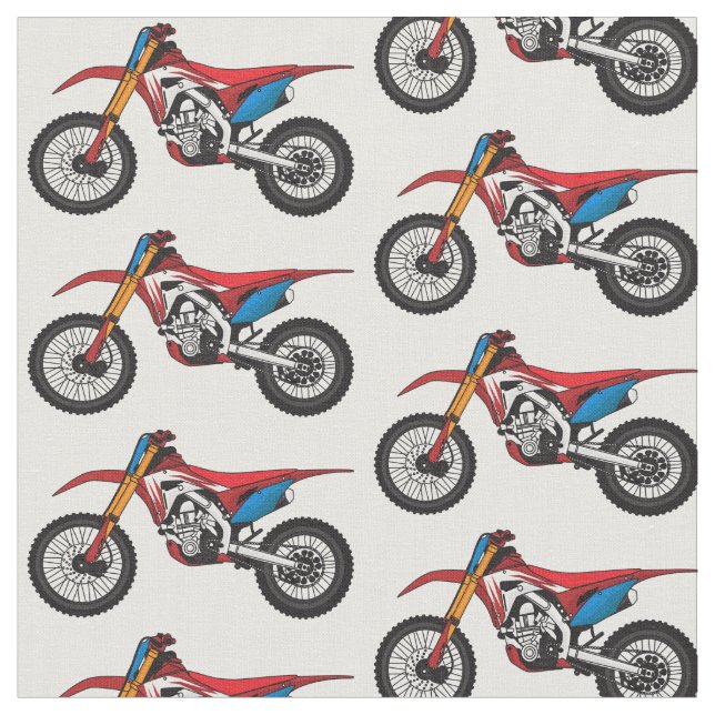 Röd motorcykel tyg (Närbild)