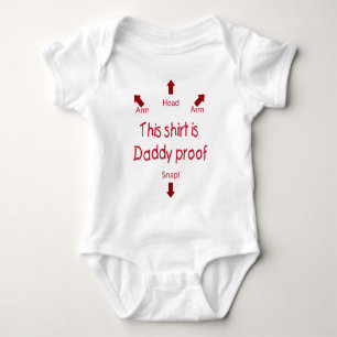 (Röd) motståndskraftig T-tröja för pappa, T-shirt