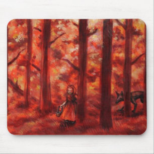 Röd mousepad musmatta