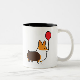 Röd mugg   CorgiThings för Tri-Färg Corgiballon