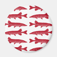 Röd Muskie Fisk