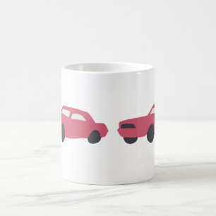 Röd 'Mustang. 65 Kaffemugg
