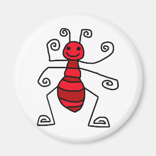 Röd myra magnet