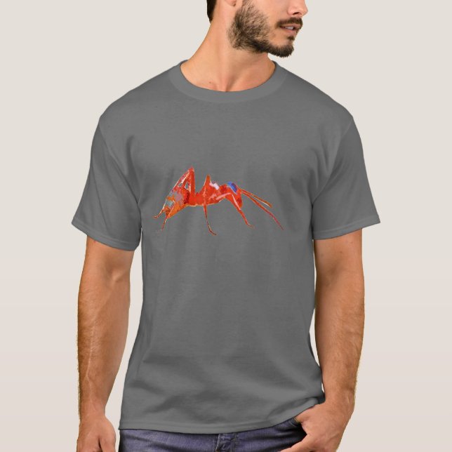 röd myra t-shirt (Framsida)