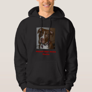 RÖD NÄSA APBT TRÖJA MED LUVA