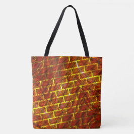 Röd nedfläckad, bete, gyllene gräddning eller tege tygkasse