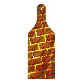 Röd nedfläckad, skrapad, stödraster i guld eller t