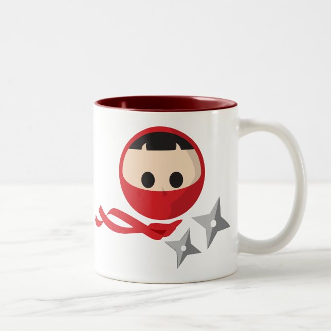 Röd Ninja mugg (Höger)