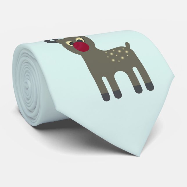 Röd Nosed ren Slips (Rullad)