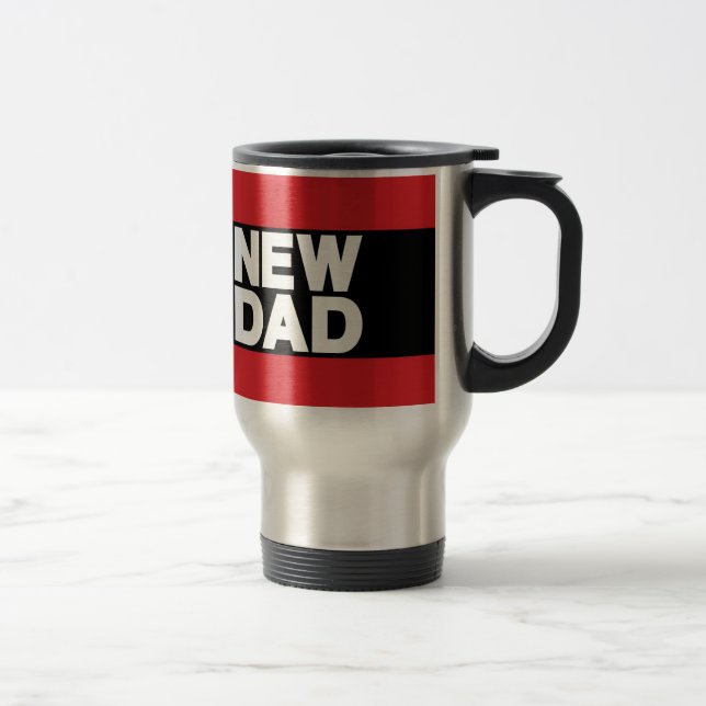 Röd ny pappa Lg Resemugg (Höger)