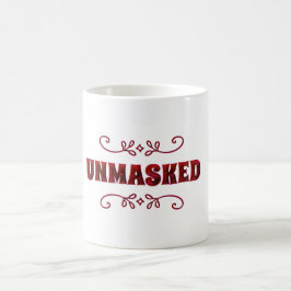 Röd obmaskerad autism kaffemugg