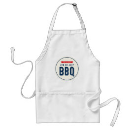 Röd och blå 4:e juli BBQ Apron Förkläde