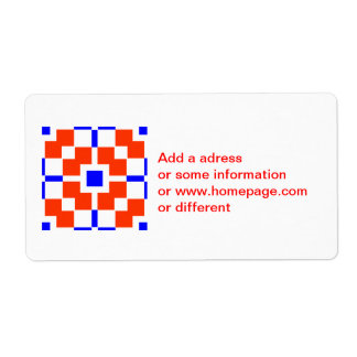 Röd och blå, dess saxiska fraktsedel