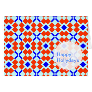 Röd och blå, det är sachsiskt hälsningskort