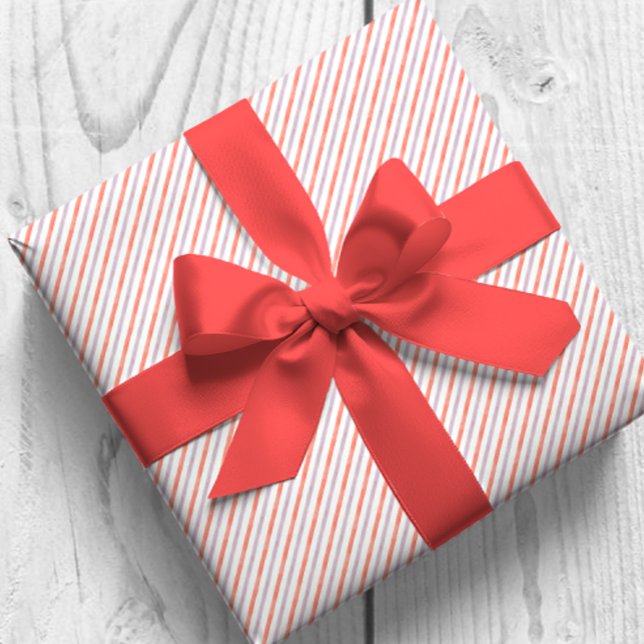 Röd och blå diagonal Rand Presentpapper (Skapare uppladdad)