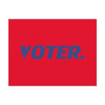 Röd och blå modern typografi