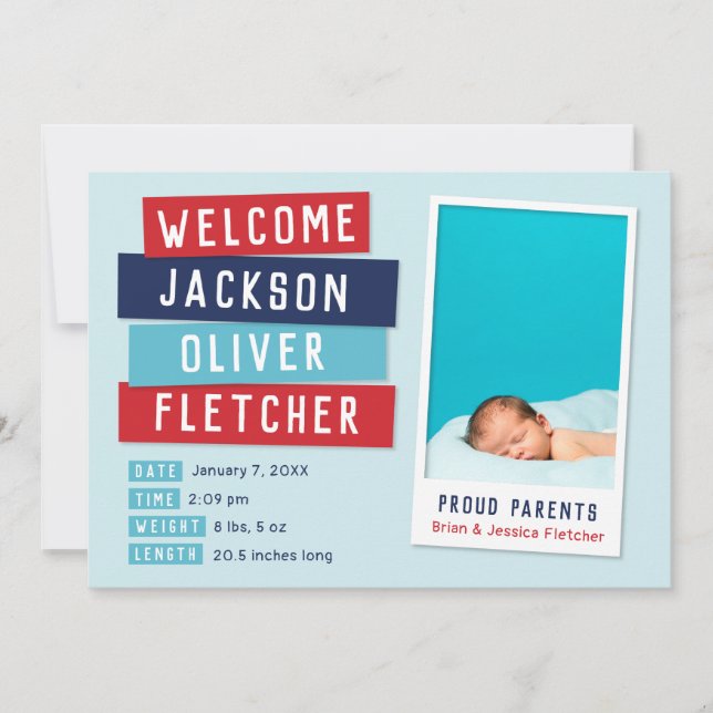 Röd och blå ögonblicksbild 2 Fågelmeddelande Meddelande (Framsida)