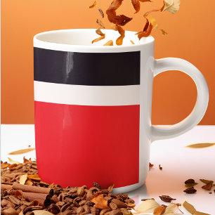 Röd och blå Rand Kaffemugg