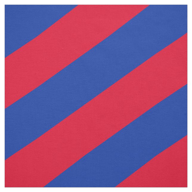 Röd och blå stripe mönster tyg (Provkarta)
