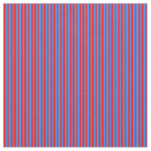 Röd och blå stripe Mönster Tyg