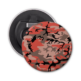 Röd och brun kamouflage, militär, armé flasköppnare