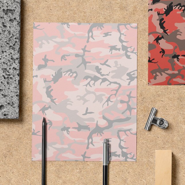 Röd och brun kamouflage, militär, armé reklamblad (Skapare uppladdad)