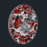 Röd- och Grått-kamouflage, militär, armé Darttavla<br><div class="desc">Elegant, snyggt och sofistikerad kamouflage mönster i rött och grått färg. Modern gåva och trendig, perfekt för militären älskare i ditt liv.</div>