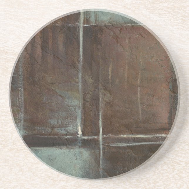 Röd och Grått, tegelvägg Underlägg (Framsidan)