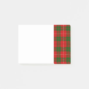 Röd och grön klanMacKinnon Tartan Post-it Block