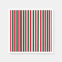 Röd och Grönt Candy cane jul Rand