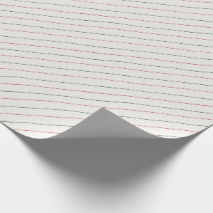 Röd och grönt candy cane-julklapp presentpapper