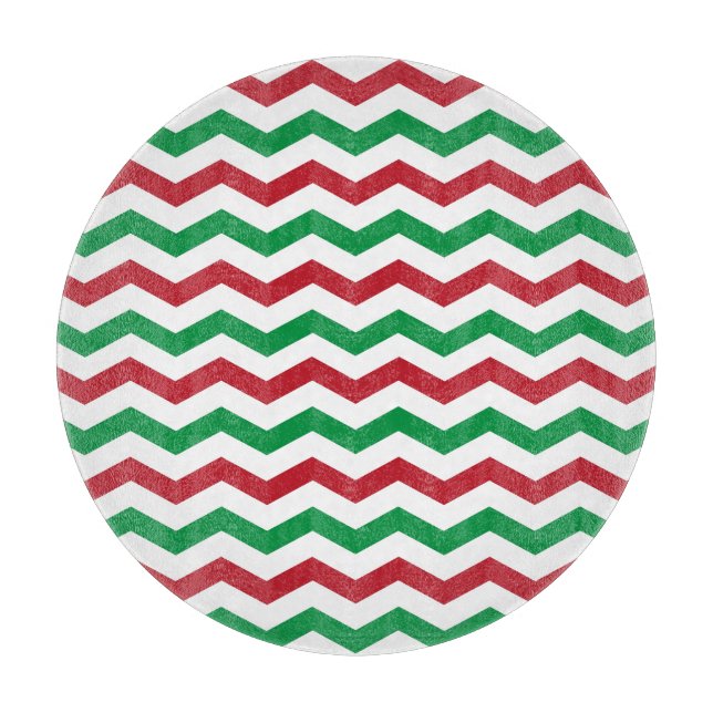 Röd och Grönt Chevron Clearboard Board (Framsidan)