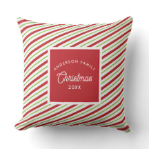 Röd och Grönt Diagonal Helgdag Rand