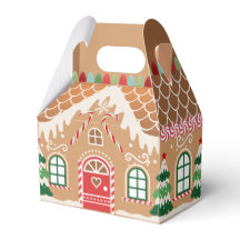 Röd- och Grönt Gingerbröd House-favoritruta