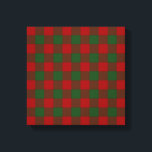 Röd och Grönt Gingham Mönster Canvastryck<br><div class="desc">Skaffa redo till jul med den här feströda och grönt Gingham mönster. Växla röd,  röd mörk och grönt fyrkanter bildar ett fet,  buffelplatta. Digitalt skapat bild. Copyright © 2011 Claire E. Skinner. Alla höger reserverade.</div>