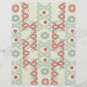 Röd och Grönt i halvcirkel mönster: