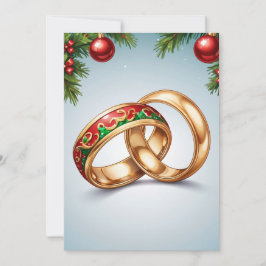 röd och grönt jul spara datumkort inbjudningar