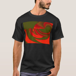 Röd och Grönt - Kuba Abstrakt T Shirt