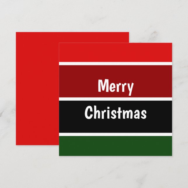 Röd och Grönt Rand (Fram/baksida)