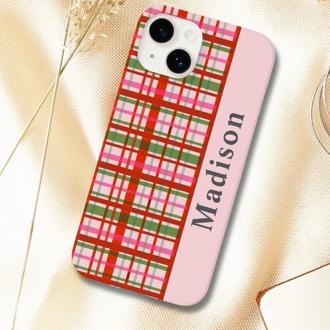 Röd och Grönt Skotsk jul Tartan (Skapare uppladdad)