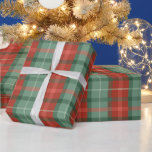 Röd och grönt tartan mönster presentpapper<br><div class="desc">Röd och grönt Jultartan,  sömlös mönster.</div>