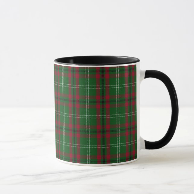 Röd och Grönt Tartan Mugg (Höger)